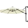 vidaXL Lawn & Garden* Wall-Mounted Parasol With Metal Pole 118.1