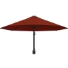 vidaXL Lawn & Garden* Wall-Mounted Parasol With Metal Pole 118.1