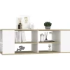 vidaXL Tv Benches & Tv Stands* Wall-Mounted Tv Stand White&Sonoma Oak 40.2