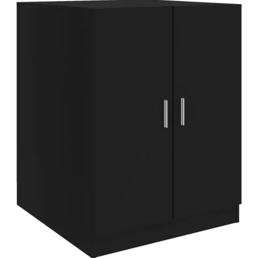 vidaXL Household Appliance Accessories* Washing Machine Cabinet Black 28"X28.1"X36"