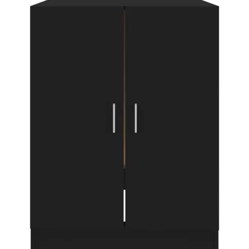 vidaXL Household Appliance Accessories* Washing Machine Cabinet Black 28"X28.1"X36"