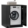 vidaXL Household Appliance Accessories* Washing Machine Cabinet Black 28