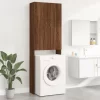 vidaXL Household Appliance Accessories* Washing Machine Cabinet Brown Oak 25.2