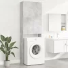 vidaXL Household Appliance Accessories* Washing Machine Cabinet Concrete Gray 25.2