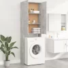 vidaXL Household Appliance Accessories* Washing Machine Cabinet Concrete Gray 25.2