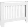 vidaXL Household Appliance Accessories* White Mdf Radiator Cover Heating Cabinet 44.1