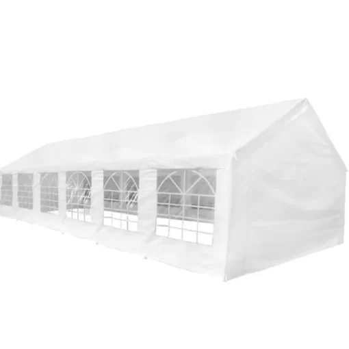 vidaXL Lawn & Garden* White Party Tent 39.4'X19.7'