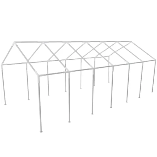 vidaXL Lawn & Garden* White Party Tent 39.4'X19.7'