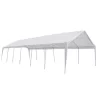 vidaXL Lawn & Garden* White Party Tent 39.4'X19.7'