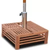 vidaXL Lawn & Garden*Wooden Parasol Stand Cover